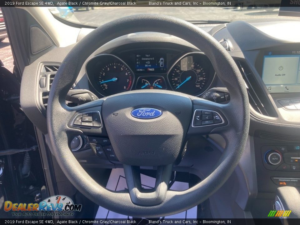 2019 Ford Escape SE 4WD Agate Black / Chromite Gray/Charcoal Black Photo #21