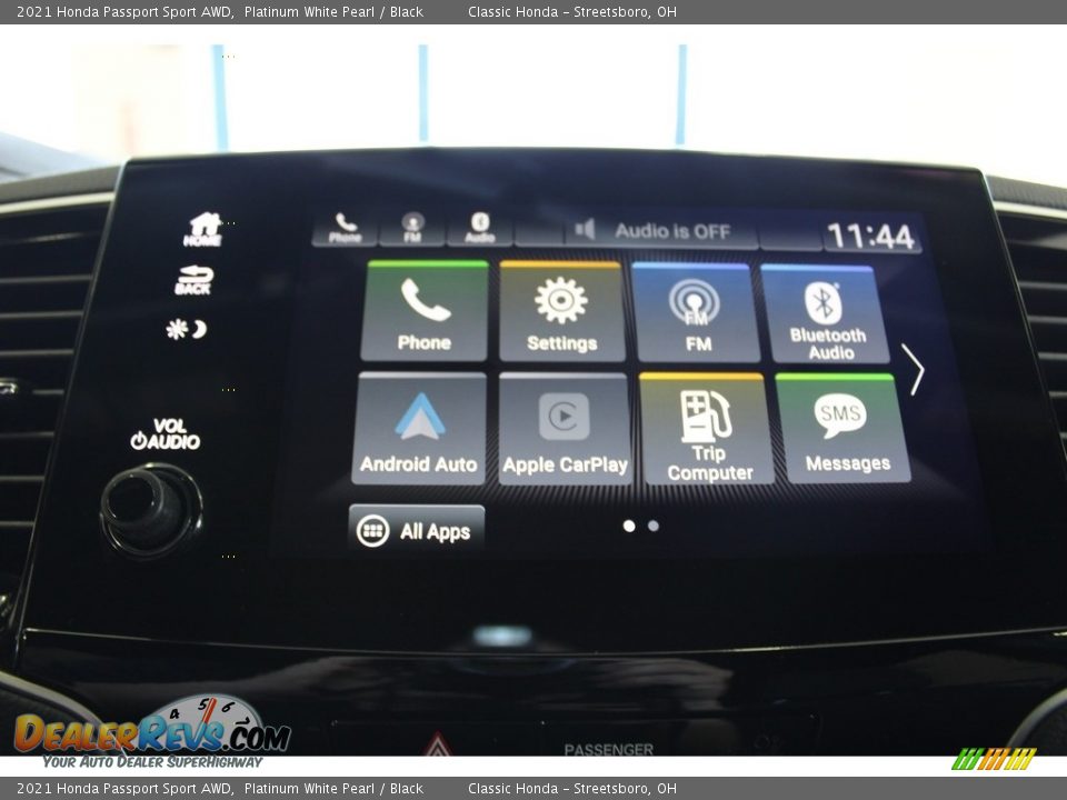 2021 Honda Passport Sport AWD Platinum White Pearl / Black Photo #35