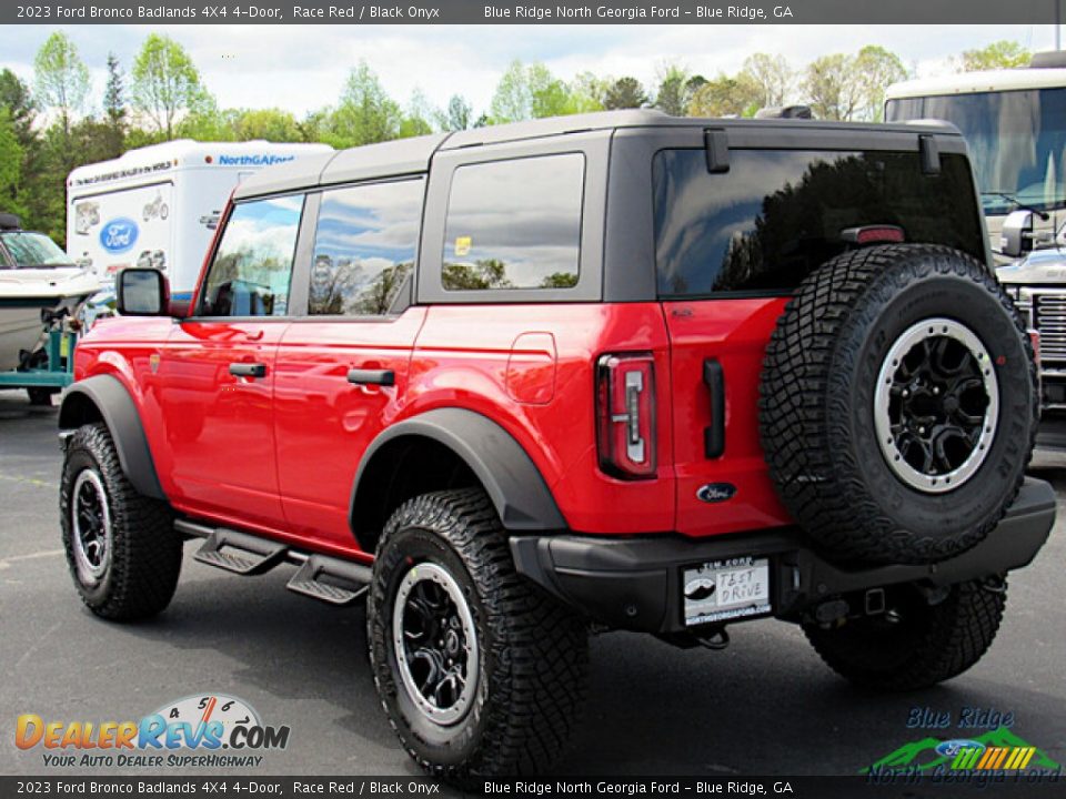 2023 Ford Bronco Badlands 4X4 4-Door Race Red / Black Onyx Photo #3