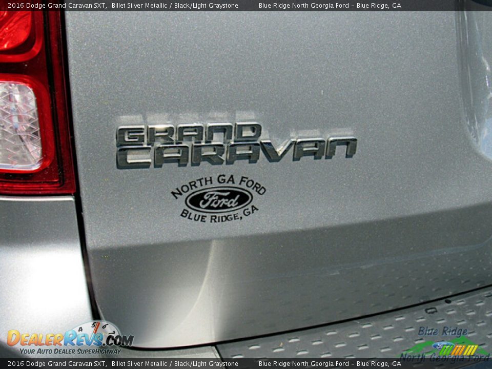 2016 Dodge Grand Caravan SXT Billet Silver Metallic / Black/Light Graystone Photo #27