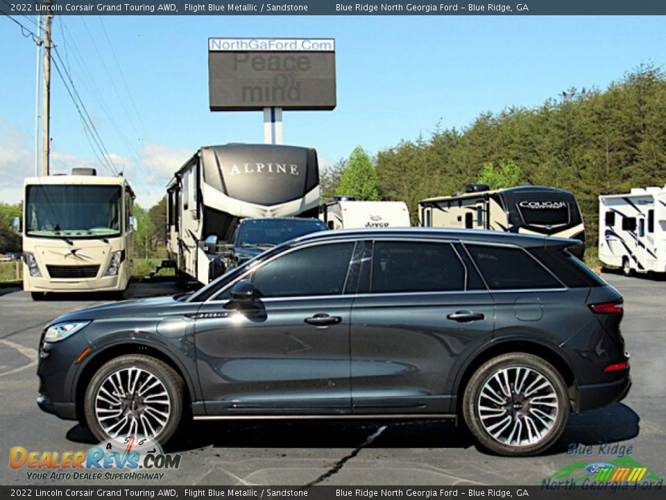 Flight Blue Metallic 2022 Lincoln Corsair Grand Touring AWD Photo #2