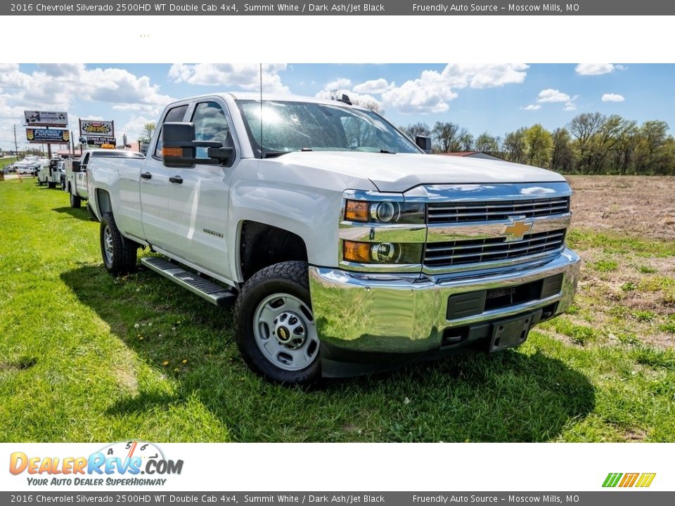 2016 Chevrolet Silverado 2500HD WT Double Cab 4x4 Summit White / Dark Ash/Jet Black Photo #1