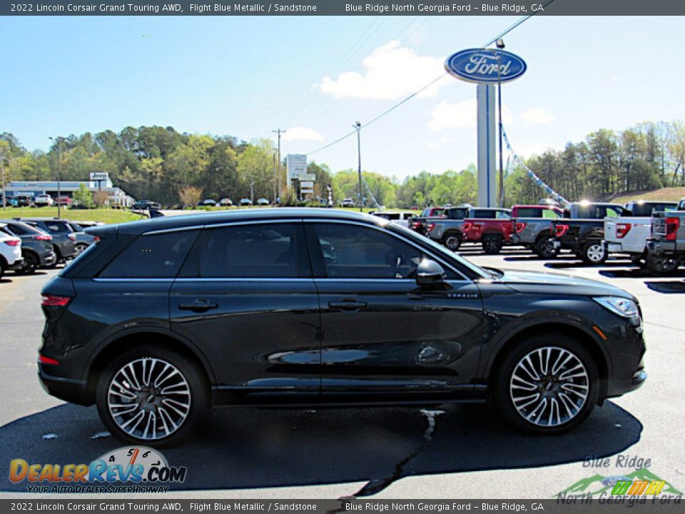 2022 Lincoln Corsair Grand Touring AWD Flight Blue Metallic / Sandstone Photo #6