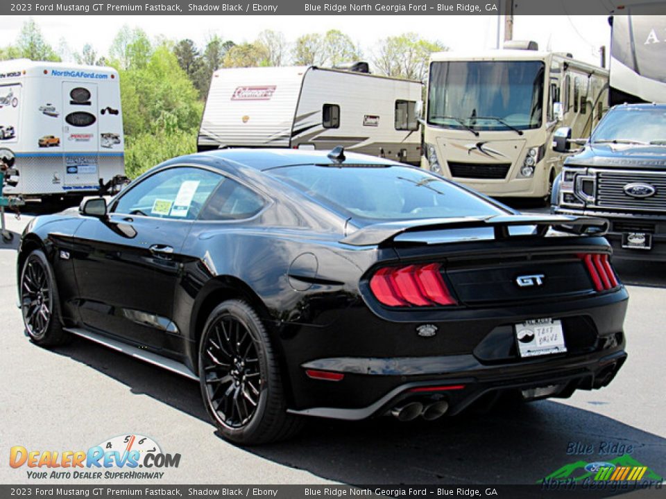 2023 Ford Mustang GT Premium Fastback Shadow Black / Ebony Photo #3