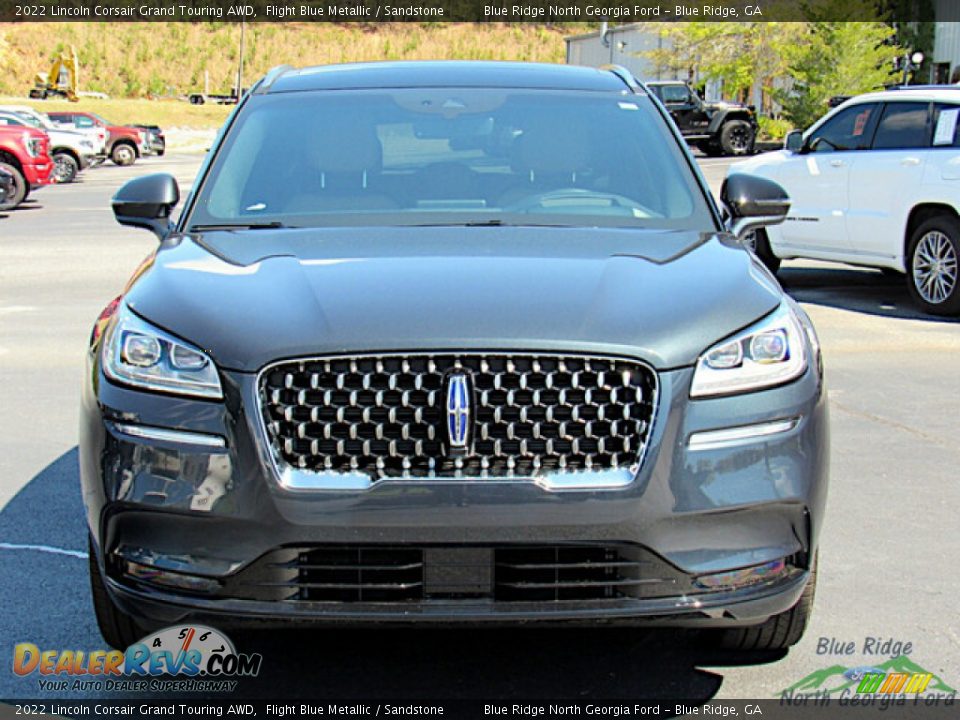 2022 Lincoln Corsair Grand Touring AWD Flight Blue Metallic / Sandstone Photo #8