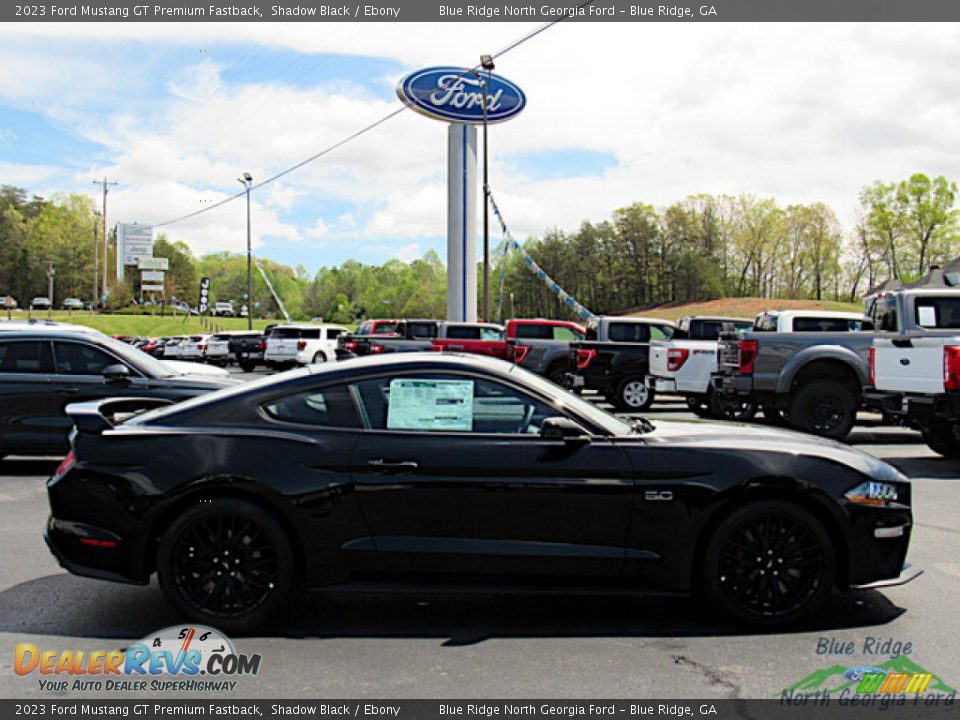 2023 Ford Mustang GT Premium Fastback Shadow Black / Ebony Photo #6