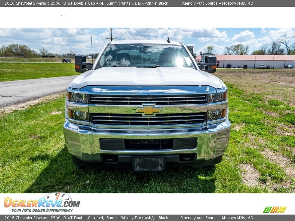 2016 Chevrolet Silverado 2500HD WT Double Cab 4x4 Summit White / Dark Ash/Jet Black Photo #9