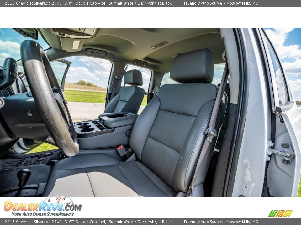 2016 Chevrolet Silverado 2500HD WT Double Cab 4x4 Summit White / Dark Ash/Jet Black Photo #17