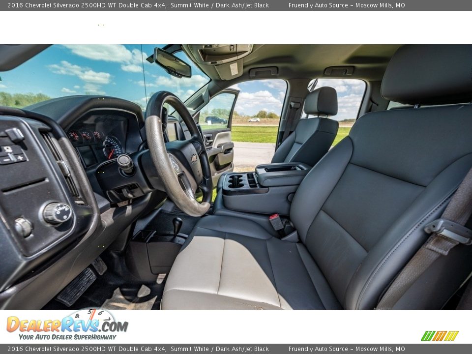 2016 Chevrolet Silverado 2500HD WT Double Cab 4x4 Summit White / Dark Ash/Jet Black Photo #18