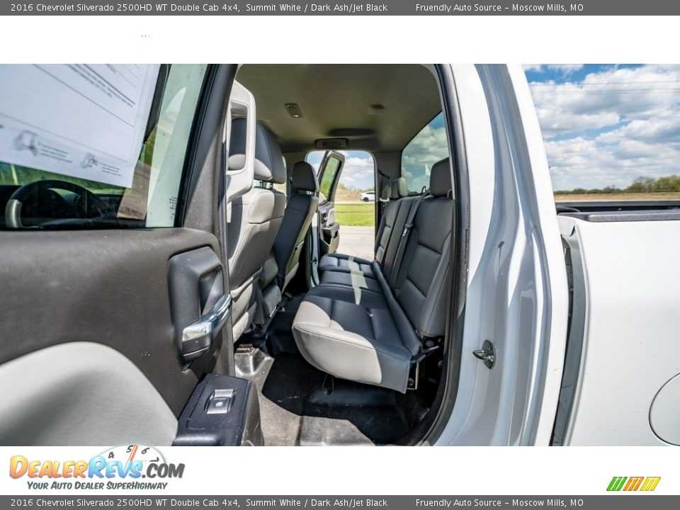 2016 Chevrolet Silverado 2500HD WT Double Cab 4x4 Summit White / Dark Ash/Jet Black Photo #20