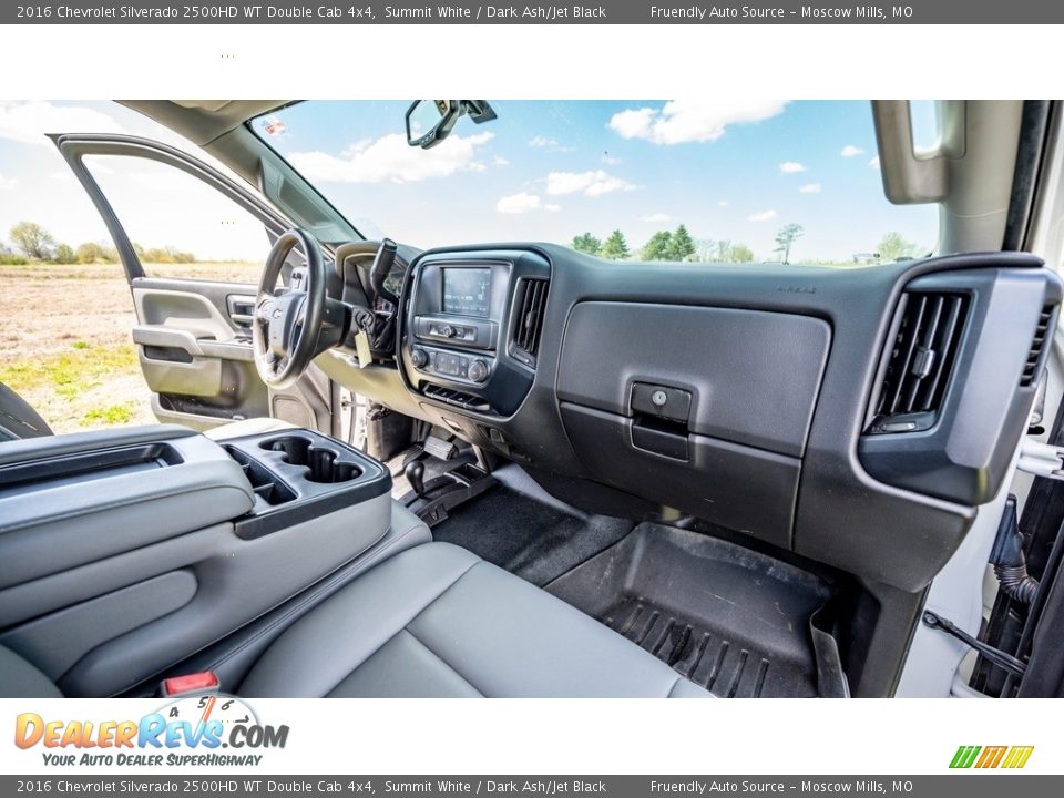 Dashboard of 2016 Chevrolet Silverado 2500HD WT Double Cab 4x4 Photo #23