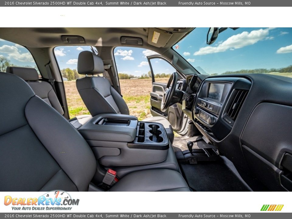 2016 Chevrolet Silverado 2500HD WT Double Cab 4x4 Summit White / Dark Ash/Jet Black Photo #24
