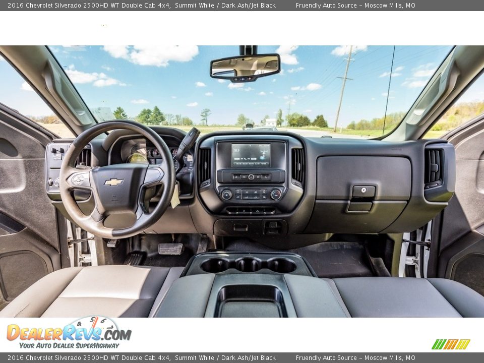 Dashboard of 2016 Chevrolet Silverado 2500HD WT Double Cab 4x4 Photo #26
