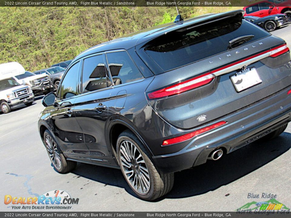 2022 Lincoln Corsair Grand Touring AWD Flight Blue Metallic / Sandstone Photo #31