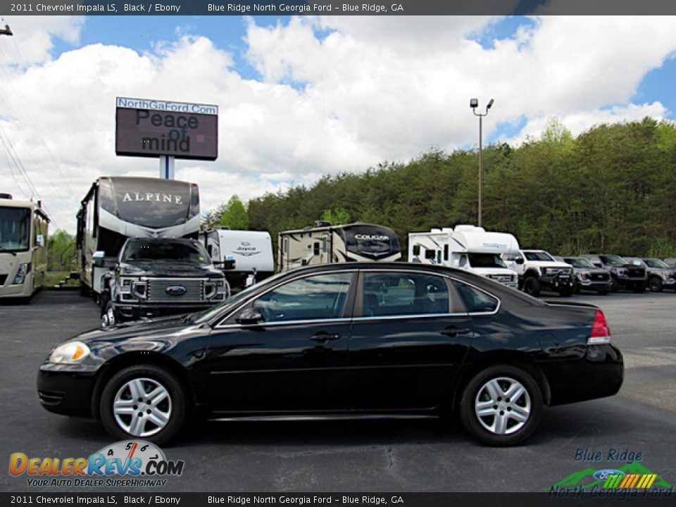 2011 Chevrolet Impala LS Black / Ebony Photo #2