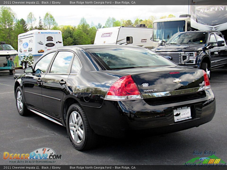 2011 Chevrolet Impala LS Black / Ebony Photo #3