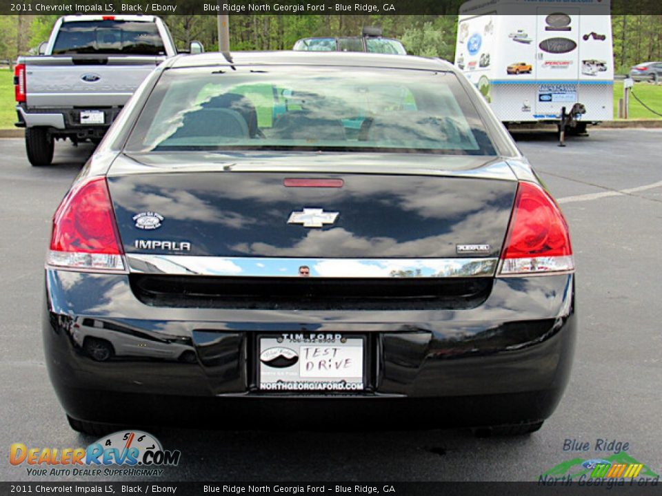 2011 Chevrolet Impala LS Black / Ebony Photo #4