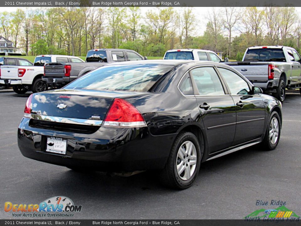 2011 Chevrolet Impala LS Black / Ebony Photo #5