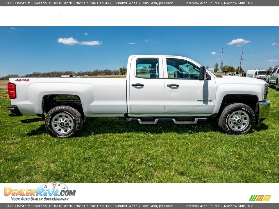 Summit White 2018 Chevrolet Silverado 3500HD Work Truck Double Cab 4x4 Photo #3