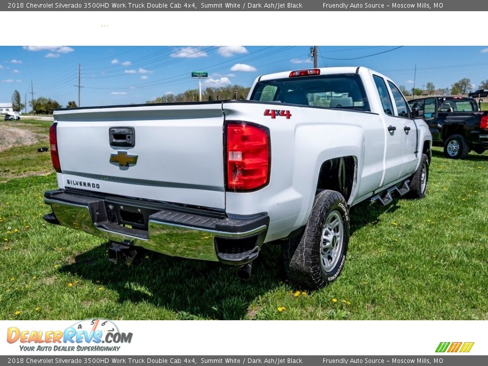 2018 Chevrolet Silverado 3500HD Work Truck Double Cab 4x4 Summit White / Dark Ash/Jet Black Photo #4