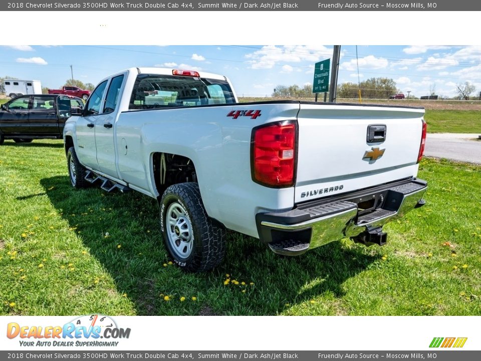 2018 Chevrolet Silverado 3500HD Work Truck Double Cab 4x4 Summit White / Dark Ash/Jet Black Photo #6