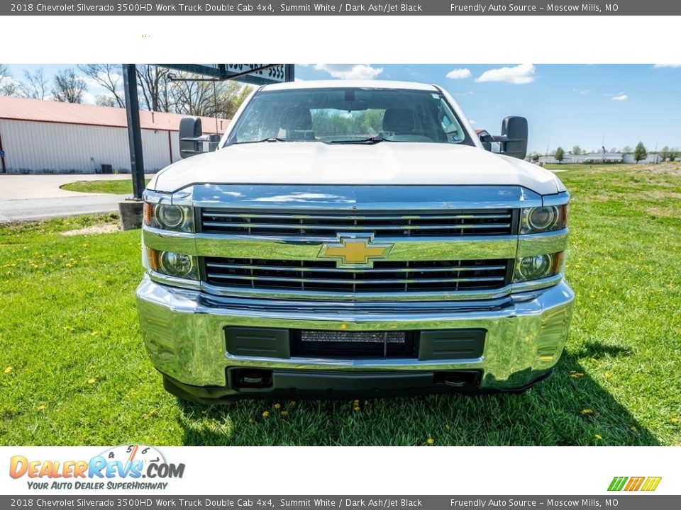 2018 Chevrolet Silverado 3500HD Work Truck Double Cab 4x4 Summit White / Dark Ash/Jet Black Photo #9