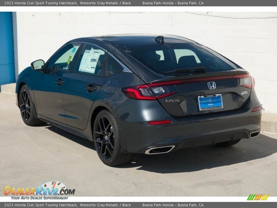 2023 Honda Civic Sport Touring Hatchback Meteorite Gray Metallic / Black Photo #2