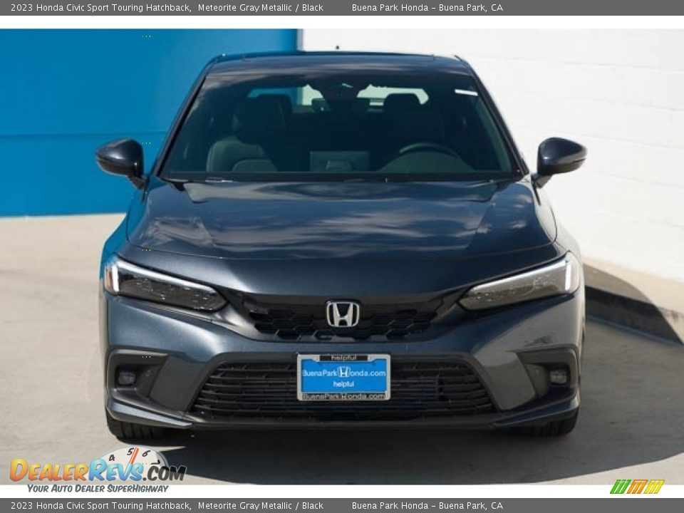 2023 Honda Civic Sport Touring Hatchback Meteorite Gray Metallic / Black Photo #3