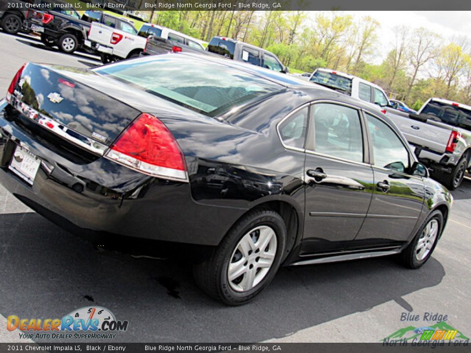 2011 Chevrolet Impala LS Black / Ebony Photo #24