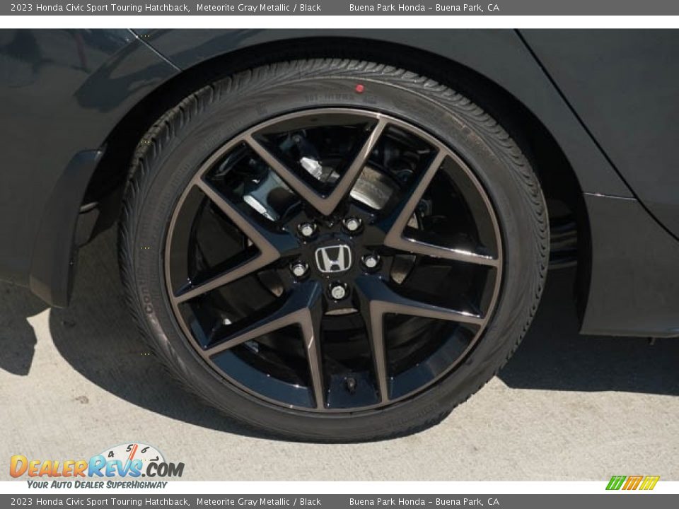2023 Honda Civic Sport Touring Hatchback Meteorite Gray Metallic / Black Photo #10