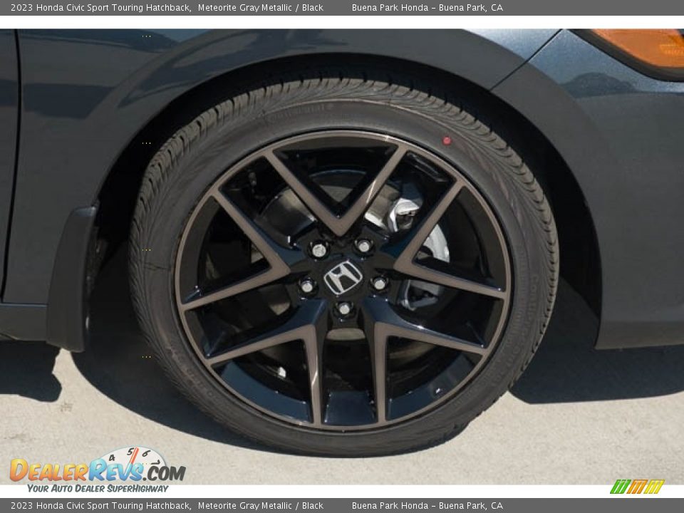 2023 Honda Civic Sport Touring Hatchback Meteorite Gray Metallic / Black Photo #11