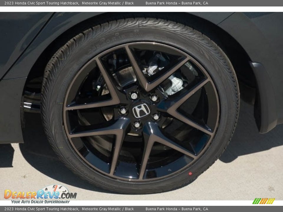 2023 Honda Civic Sport Touring Hatchback Meteorite Gray Metallic / Black Photo #12