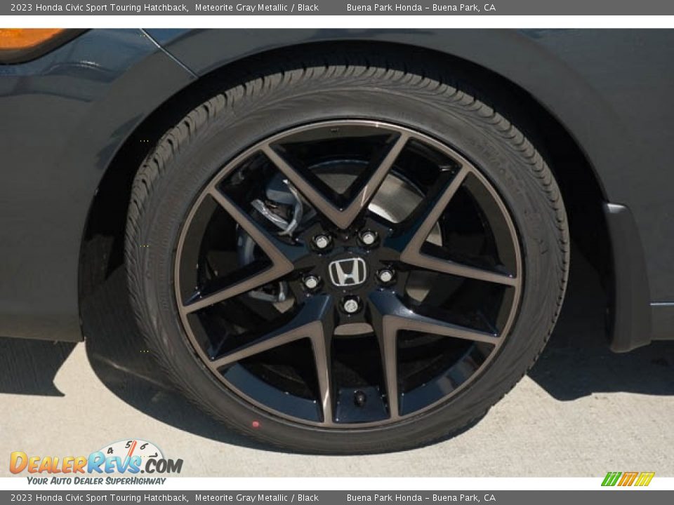 2023 Honda Civic Sport Touring Hatchback Meteorite Gray Metallic / Black Photo #13