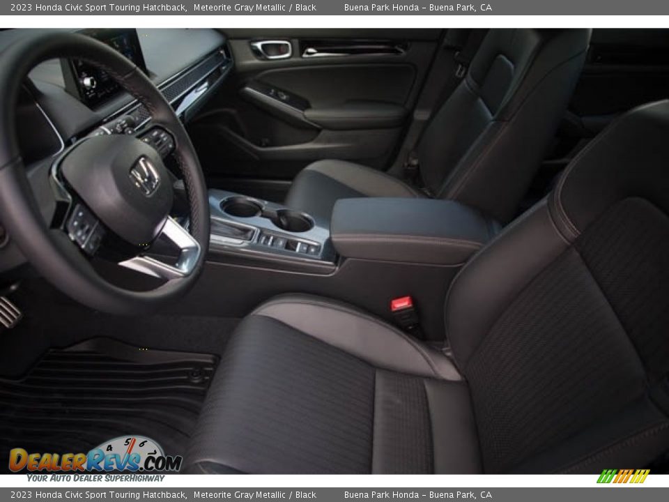 2023 Honda Civic Sport Touring Hatchback Meteorite Gray Metallic / Black Photo #15