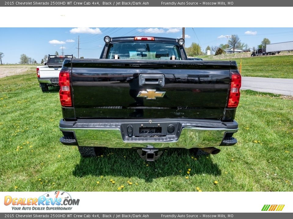 2015 Chevrolet Silverado 2500HD WT Crew Cab 4x4 Black / Jet Black/Dark Ash Photo #5