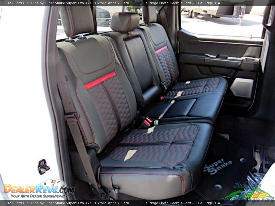 Rear Seat of 2023 Ford F150 Shelby Super Snake SuperCrew 4x4 Photo #13