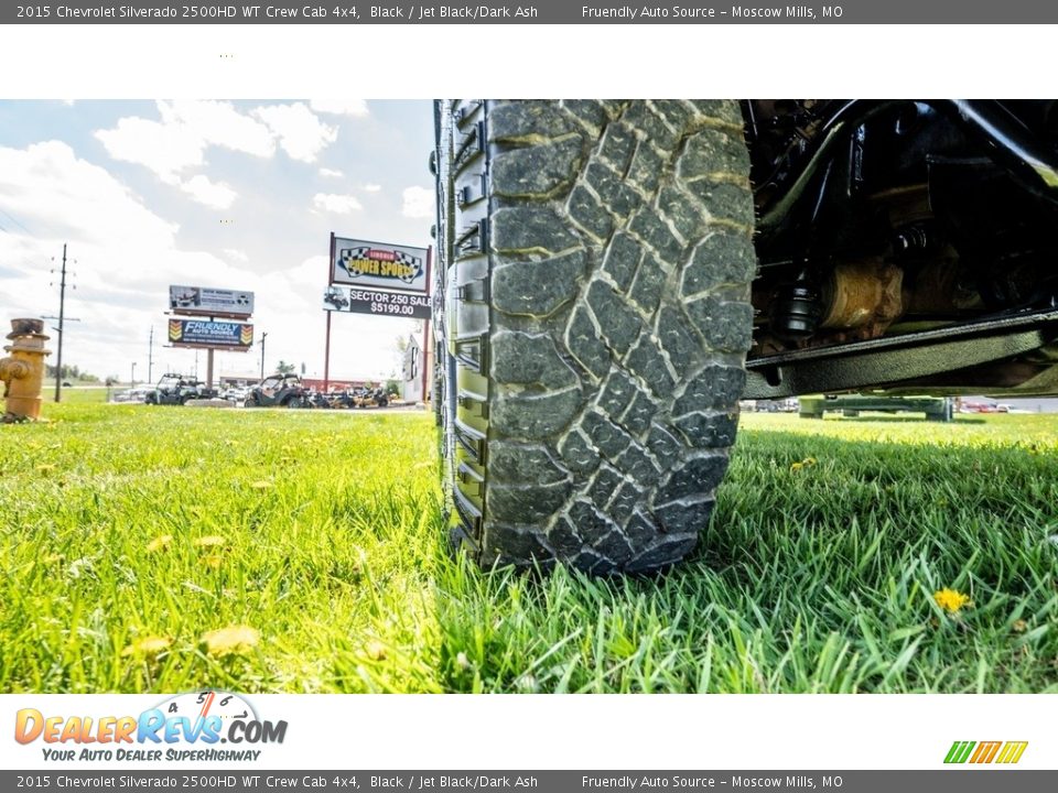 2015 Chevrolet Silverado 2500HD WT Crew Cab 4x4 Black / Jet Black/Dark Ash Photo #11