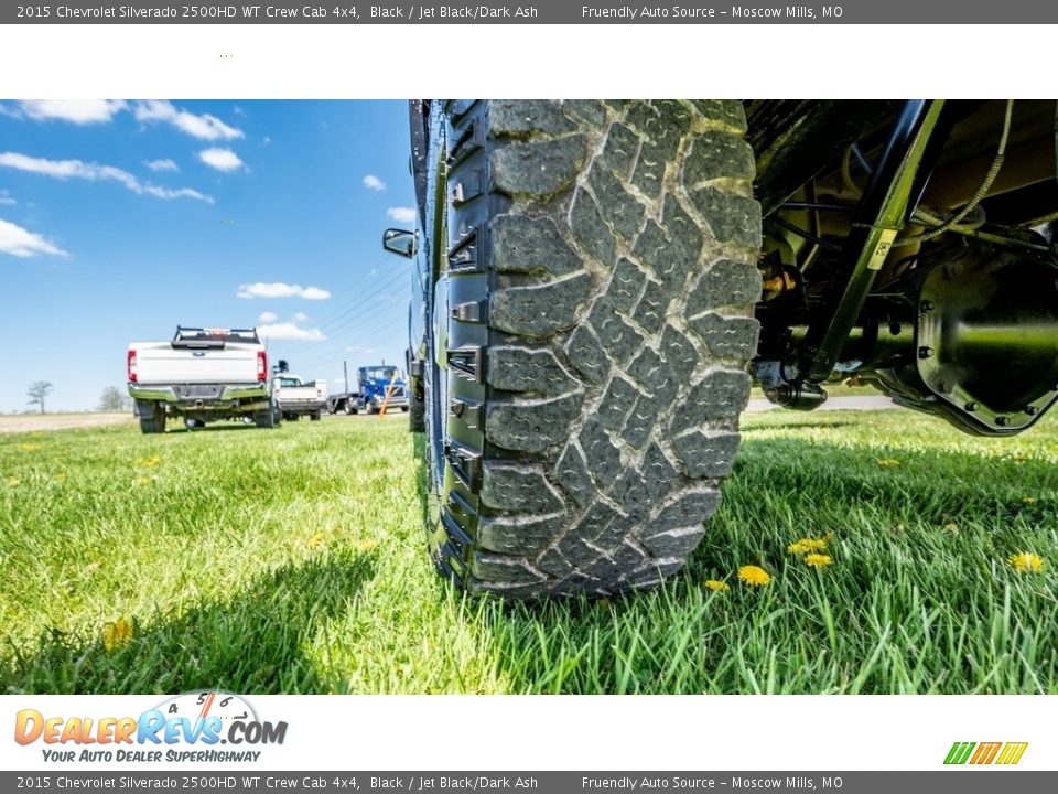 2015 Chevrolet Silverado 2500HD WT Crew Cab 4x4 Black / Jet Black/Dark Ash Photo #14