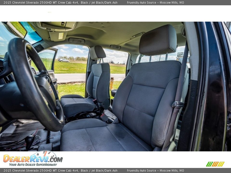 2015 Chevrolet Silverado 2500HD WT Crew Cab 4x4 Black / Jet Black/Dark Ash Photo #17