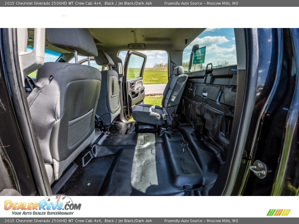 2015 Chevrolet Silverado 2500HD WT Crew Cab 4x4 Black / Jet Black/Dark Ash Photo #20