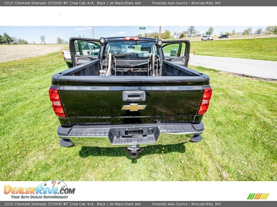 2015 Chevrolet Silverado 2500HD WT Crew Cab 4x4 Black / Jet Black/Dark Ash Photo #21