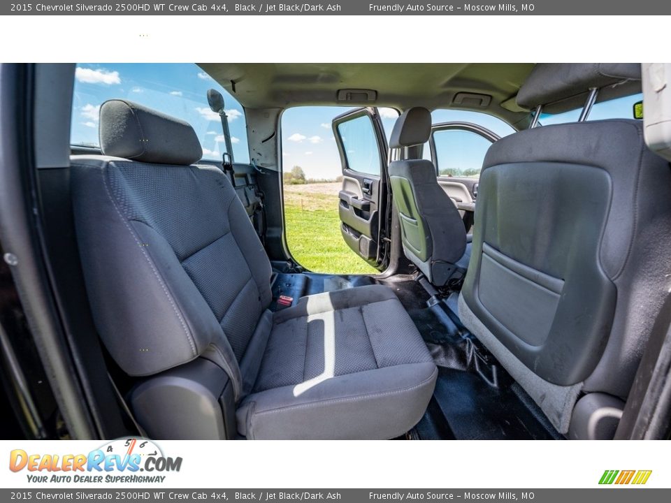 2015 Chevrolet Silverado 2500HD WT Crew Cab 4x4 Black / Jet Black/Dark Ash Photo #22