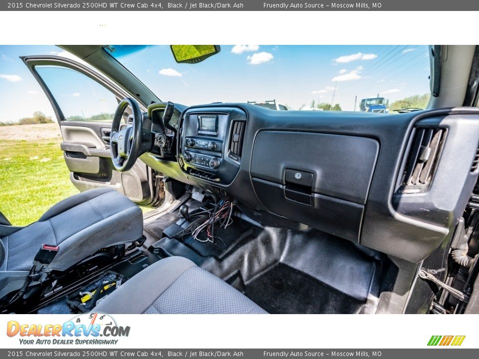 2015 Chevrolet Silverado 2500HD WT Crew Cab 4x4 Black / Jet Black/Dark Ash Photo #23