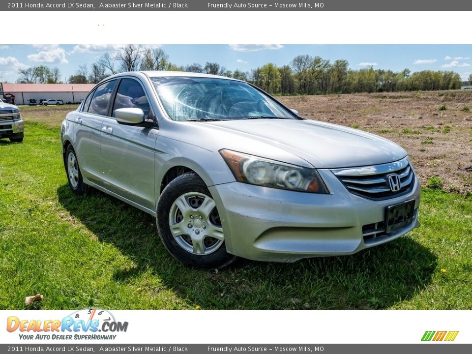 2011 Honda Accord LX Sedan Alabaster Silver Metallic / Black Photo #1