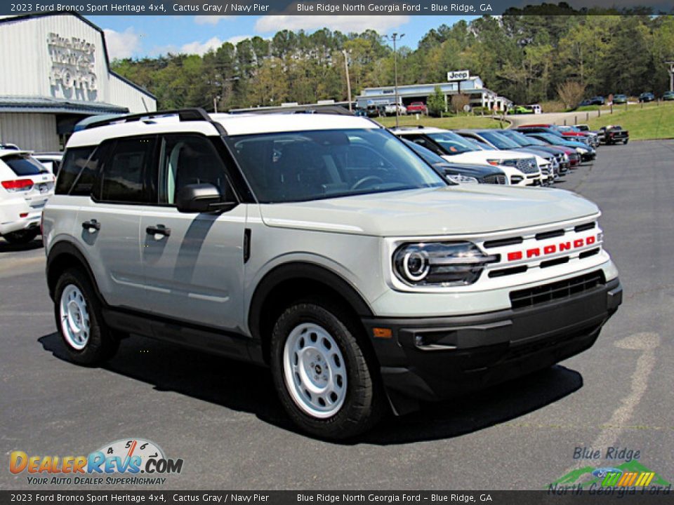 Cactus Gray 2023 Ford Bronco Sport Heritage 4x4 Photo #7