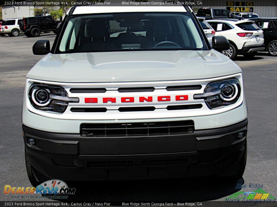 2023 Ford Bronco Sport Heritage 4x4 Cactus Gray / Navy Pier Photo #8