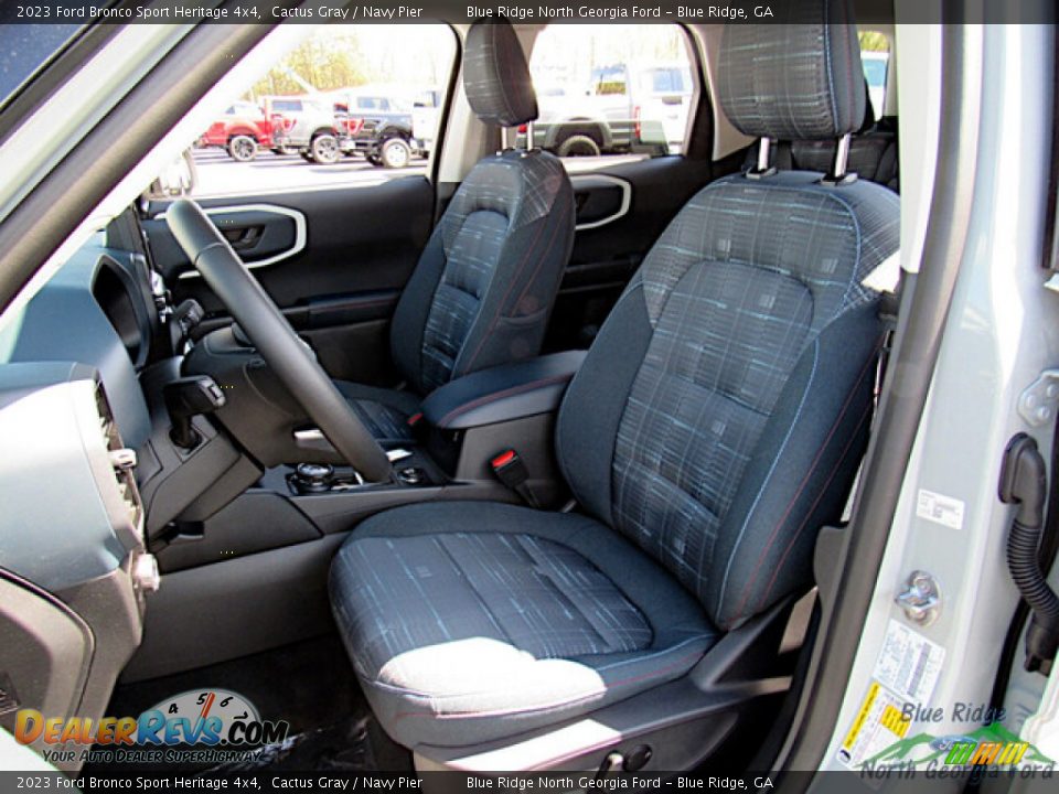 Front Seat of 2023 Ford Bronco Sport Heritage 4x4 Photo #11