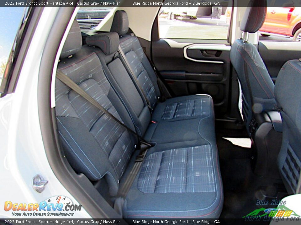 Rear Seat of 2023 Ford Bronco Sport Heritage 4x4 Photo #13