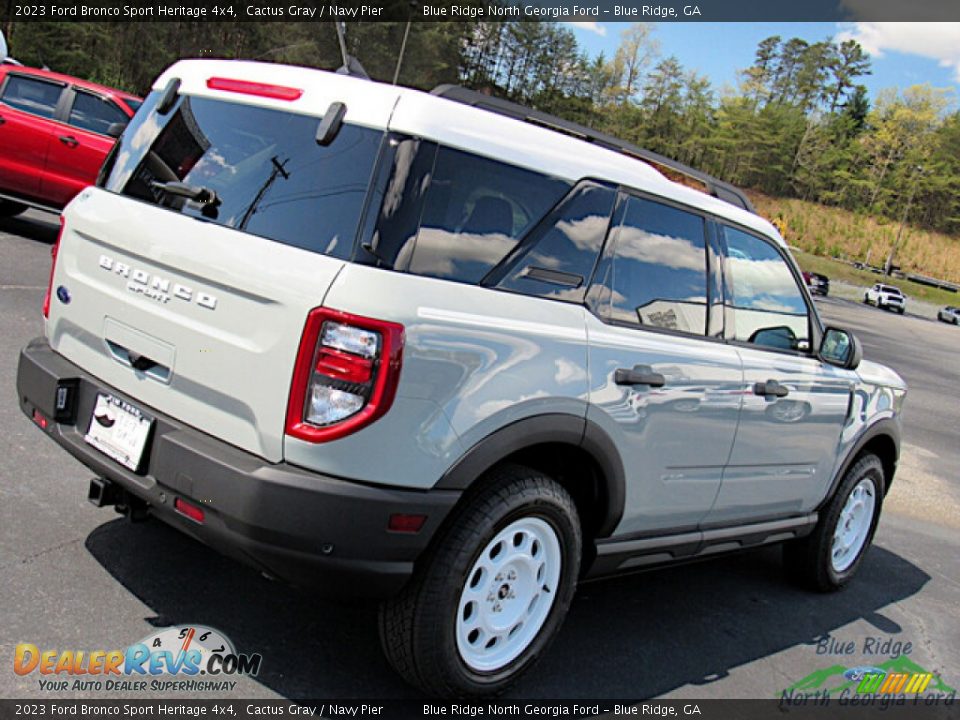 2023 Ford Bronco Sport Heritage 4x4 Cactus Gray / Navy Pier Photo #27