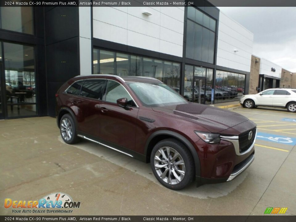 Front 3/4 View of 2024 Mazda CX-90 Premium Plus AWD Photo #1